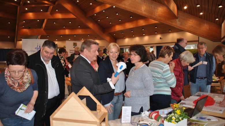 Bei den vorherigen Auflagen der Seniorenmesse in den Jahren 2014, 2017 und 2019 (Foto) herrschte jeweils reger Betrieb.